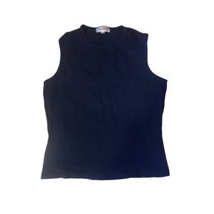 Plain blue professional tank top